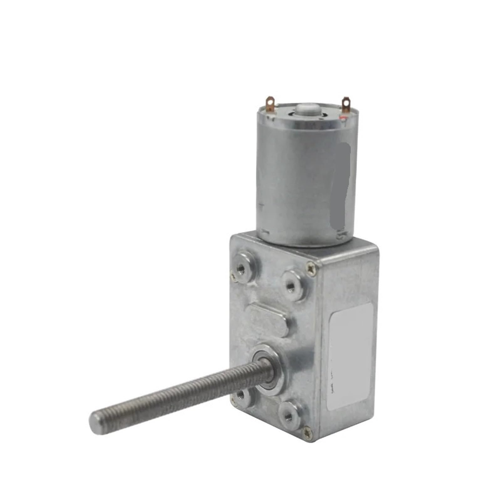 ZIDRMTKVK M6*50mm Long Shaft DC 6v 12v 24v Worm Gear Motor(6v,66rpm)