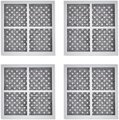 4 Pack Refrigerator Fresh Air Filter Replacement for LG LT120F 469918 ADQ73214404 ADQ73214402 ADQ73334008 9918 46-9918 GS-D665BSL GS-D665PL GF-AD910SL GF-B590PL Pure N Fresh F/LM/LS Series Fridge