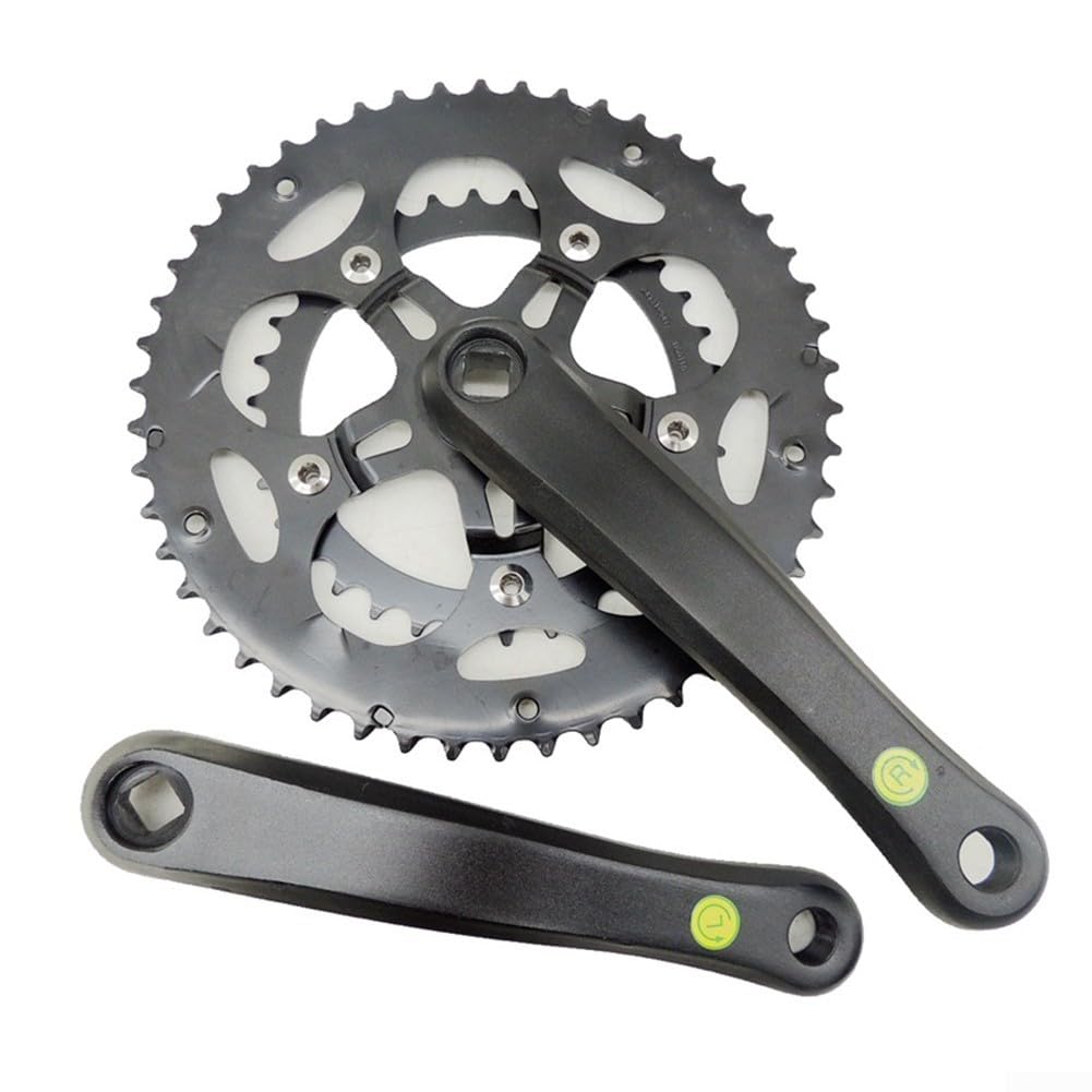 Pédalier de vélo 50/34 dents pour vélo de route 8-10 vitesses, disque à engrenage variable, 170 mm, manivelle à trou carré