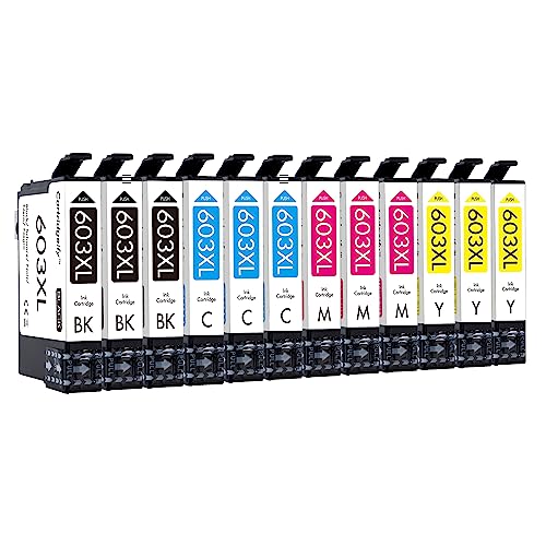 Cartridgeify 603 XL Ink Cartridges Compatible with Epson 603 603XL Multipack, for Expression Home XP-2100 XP-2105 XP-3100 XP-3105 XP-4100 XP-4105 Workforce WF-2810 WF-2830 WF-2835 WF-2850