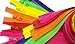 ZipperStop Wholesale Authorized Distributor YKK Sale 24 Inch Sport YKK #5 Vislon Jacket Zipper (Assorted Summer-spring 6 Colors 516-Lipstick Pink 820-Atom Red 523-Nectar Orange 504-Lemon Yellow 536-Spring Green 029-Venatian Blue) Medium Weight Molded Plastic - Separating (6 zippers/pack)