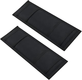 Ratchet Strap Protector Sleeve Universal Tie Down Strap Ratchet Protector for Boat, Trailers, Jetski, Waverunner Black 4 x 12 Inches–Pack of 2