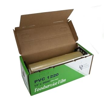 Durable Packaging - PVC1220 PVC Film Roll, 12" Width x 2000 Length