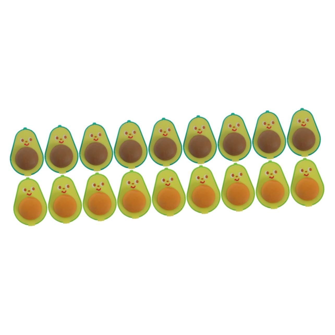 IMIKEYA 3 Sätze Avocado -bleistiftmesser Klein Karikatur Bleistifte Kind Farbig Werkzeug Cartoon Bleistiftspitzer Anspitzer Studenten Bleistiftschärfer Eisen 6 Stück * 3