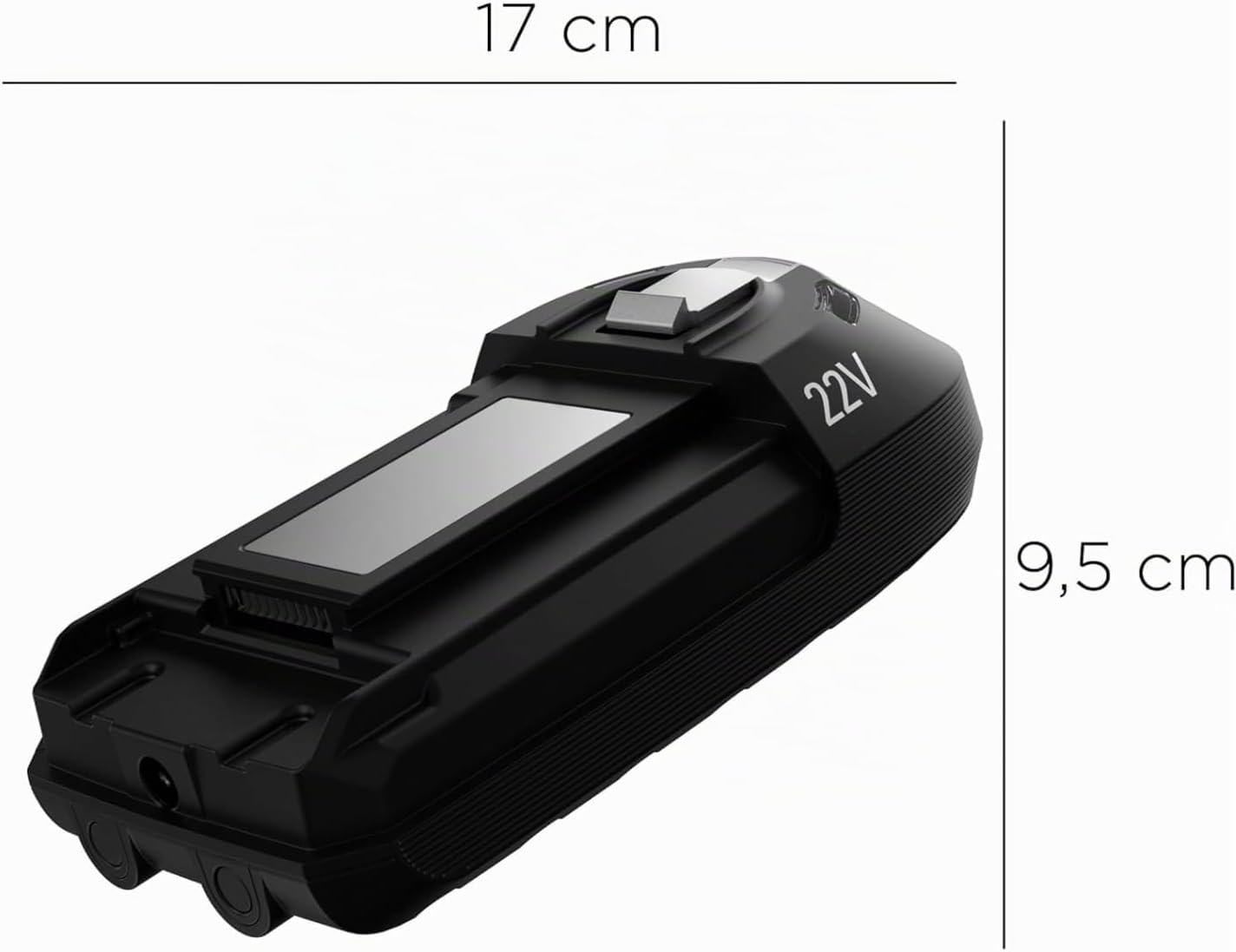Detailed measurements of the Rowenta 22V battery