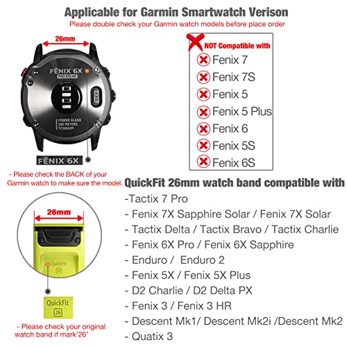 Correa elástica de tela para reloj Garmin 26mm miniatura 3