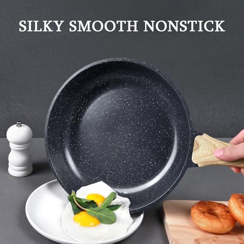 Image of GiPP Ceramic Nonstick Frying Pan - 10 Inch Healthy Non-Toxic Non Stick Skillet Omelette Pans, Induction Compatible Chef Pan, PFAS & PFOA-Free, Dishwasher Safe, Stay Cool Handles Visit the Store