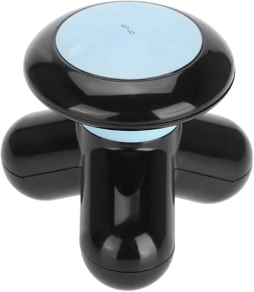 Neck Massager, Back Massager, Portable Multifunction Massage Tool for Relaxation (Use at Home/Office/Car)(Black) (Color : Black)