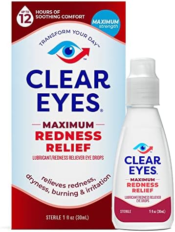 Clear Eyes Maximum Redness Relief Eye Drops - 1 oz