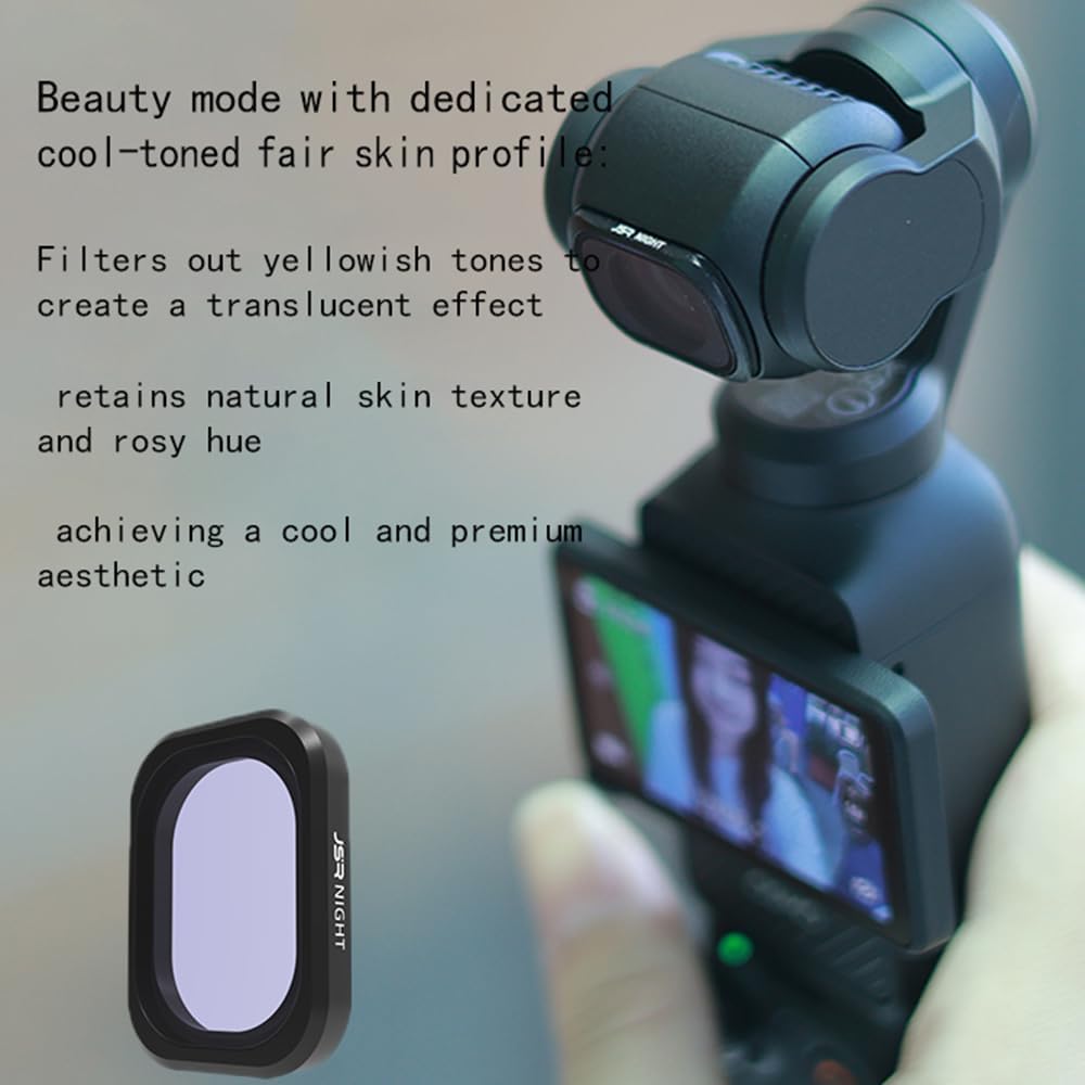 Filter for DJI Pocket 3 Action Camera: Anti-Light Pollution Filter, a Must-Have for Urban Night View and Starry Sky Photography.