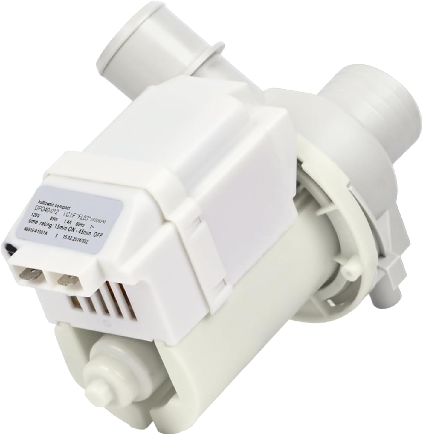 DP040-012 Drain Pump Replacement for LG Washer Drain Pump 4681EA1007A, Replaces 5859EA1004F 5859EA1004P 5859EA1004G WH23X10020, Fits WT1101CW WT1201CV WT1201CW WT4870CW WT1501CW 79631513210