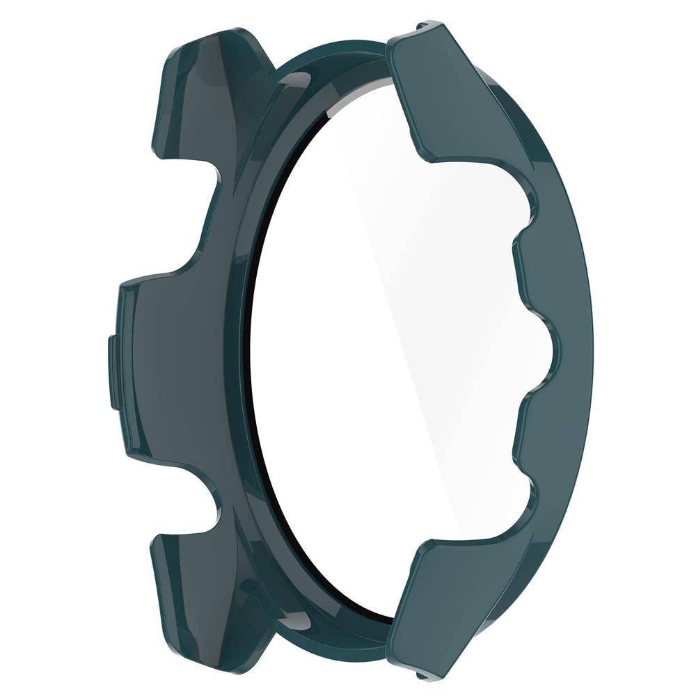Feysentoe Pellicola Protettiva Cover Compatibile con Garmin Forerunner 265S Vetro temperato Protezione Totale Ultra Sottile HD Clear Pellicola Protettiva.(verde