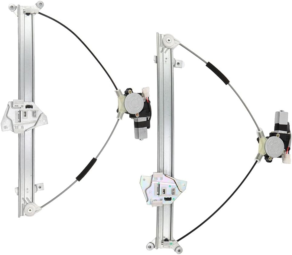 ECCPP Power Window Regulator Replacement fit for 1992 1993 1994 1995 1996 1997 1998 1999 2000 for Mitsubishi Montero With Motor Assembly Replacement Parts Front Left and Front Right Side