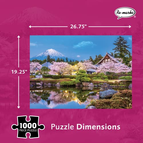 Re-Marks Cherry Blossoms 1,000-Piece Jigsaw Puzzle For All Ages #TOP2