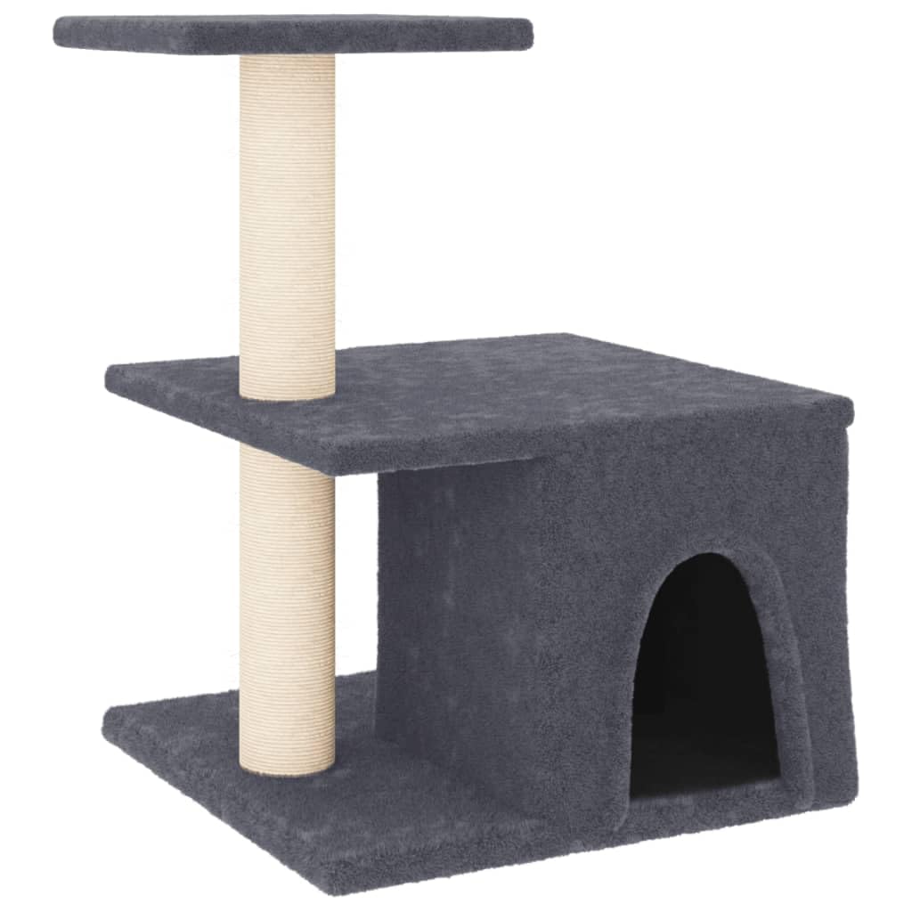 Arbre à chat avec griffoir sisal tour de jeu multi-niveaux petite taille