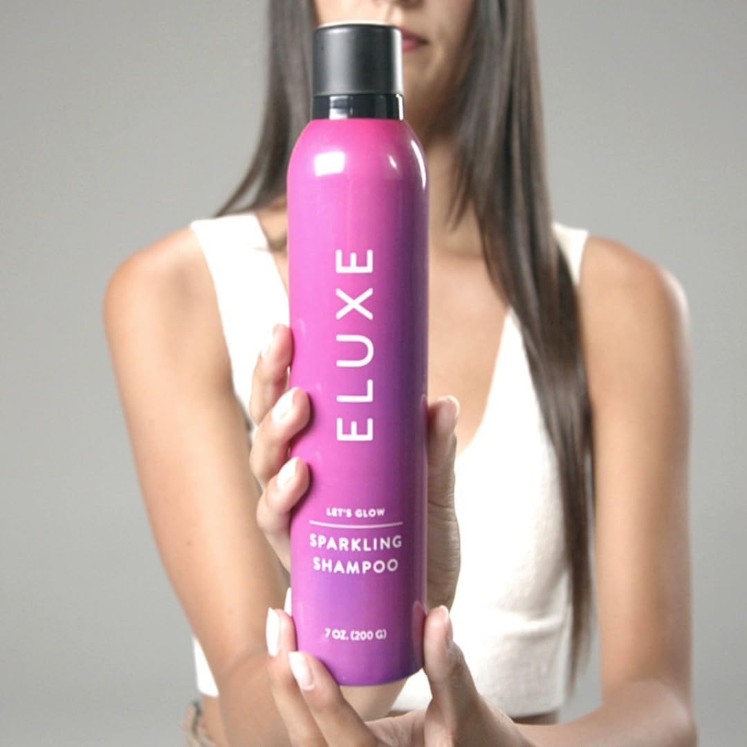 ELUXE Go Glow Kit, Carbonic Acid Shampoo & Conditioner for Ultra-Smooth, Silky, Frizz-Free, and Glossy Glass Hair (Set of 3)