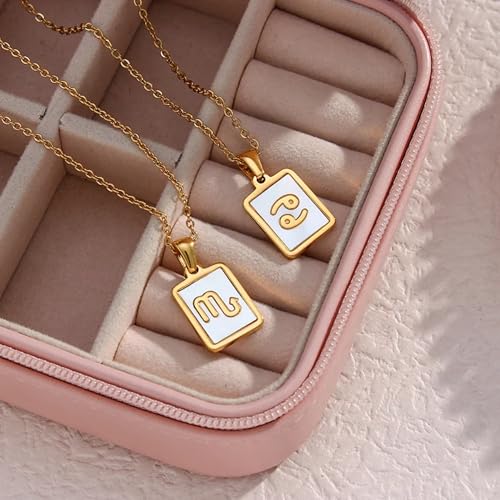 Image of SALTY Anti Tarnish Pendant Necklace for Women | Stylish Locket Neck Chain | Fashion Jewellery Accessories for Girls Boys | Minimal Jewelry | Ideal for Gifting - Scorpio | Gift for Diwali, Christmas, Marriage, Birthday