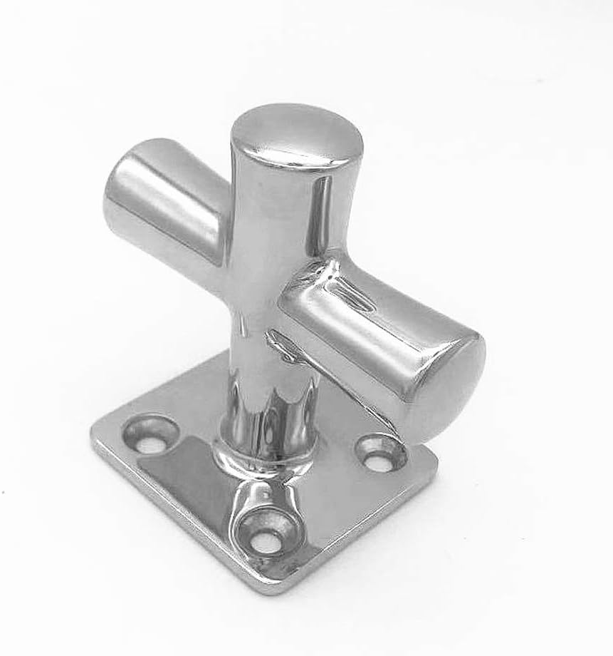 NUZAMAS Heavy Duty Design Marine 316 Stainless Steel Single Cross Bollard, Boat Yacht Mooring Cleat Fasten Mooring Lines 3 51gOBQRjLfL. AC SL1000