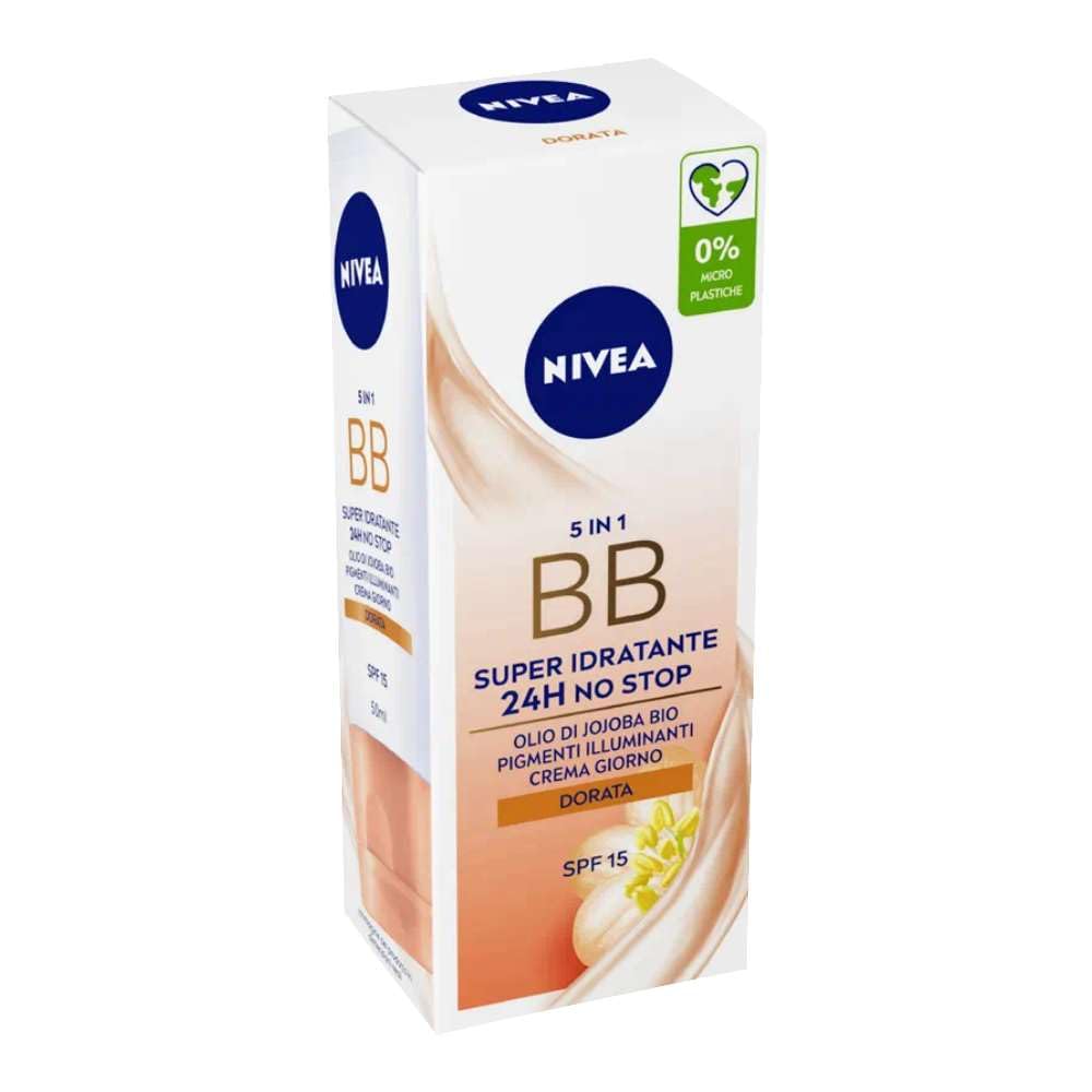 NIVEA BB Cream Face cream Bundle of 3, Minerals, Jojoba Oil and Pro-Vitamin B5, 3 x 50 ml Tubes