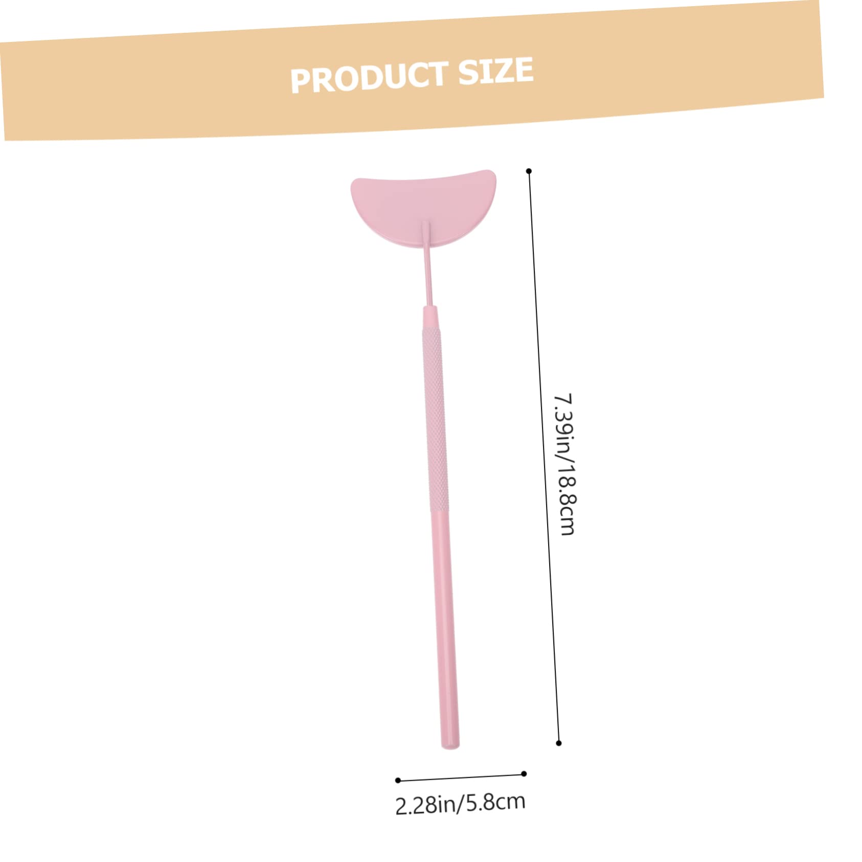 PLAFOPE Stainless Steel Eyelash Rod Lash Extension Assistant Tool Mirror for Beauty