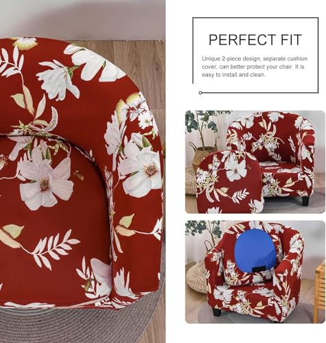 Funda para silla de club con elastano elástico y protector lavable premium 5
