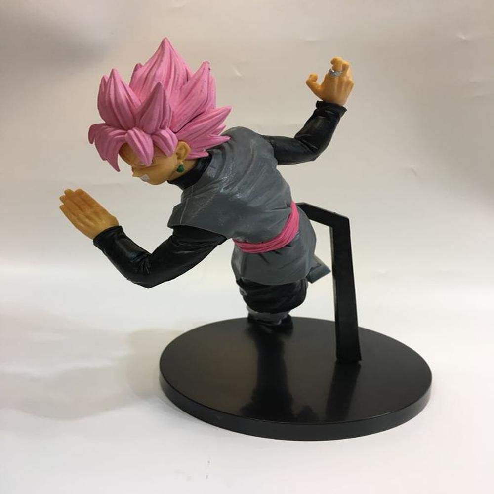 Toy Statue Dragon Ball Zamasu Goku Black Pink hair Anime Model Statue Animated Character Art collection -Favorite Gift 18cm