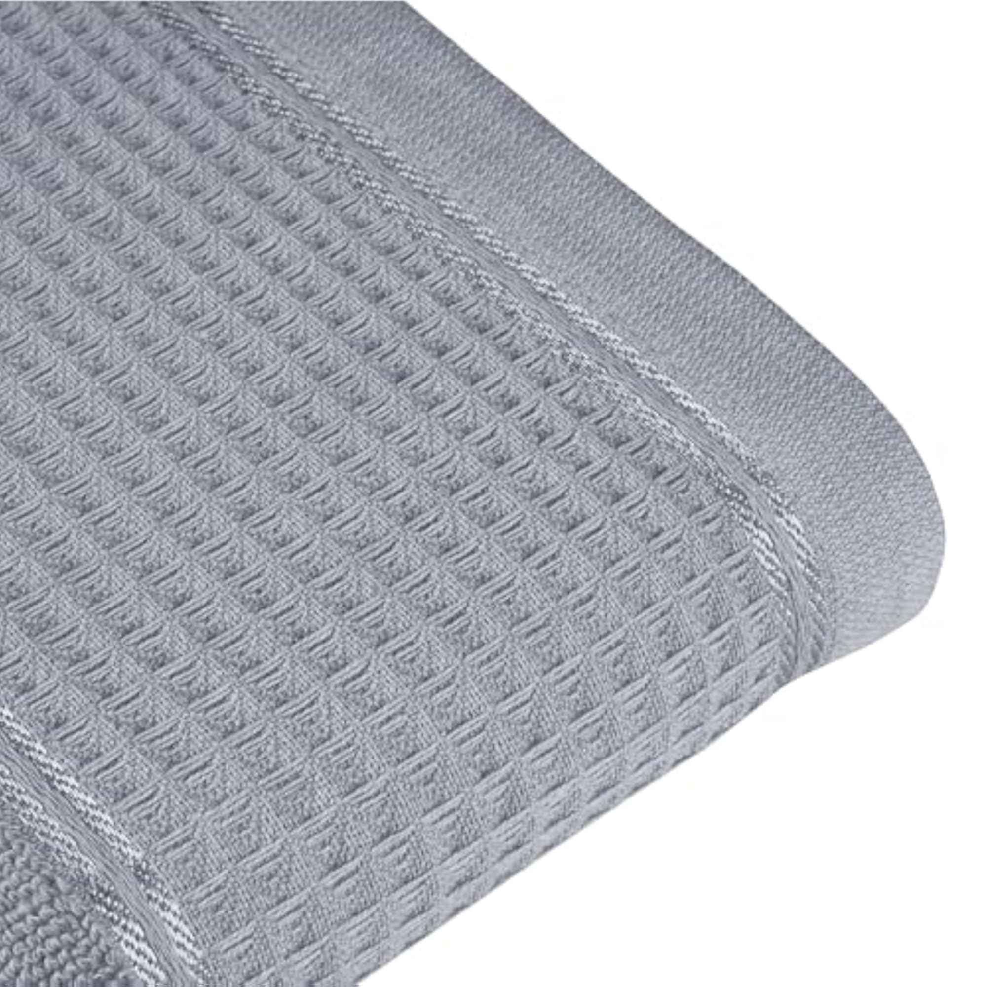 Large Quick Dry Bath Towel, Light Grey, 400 GSM