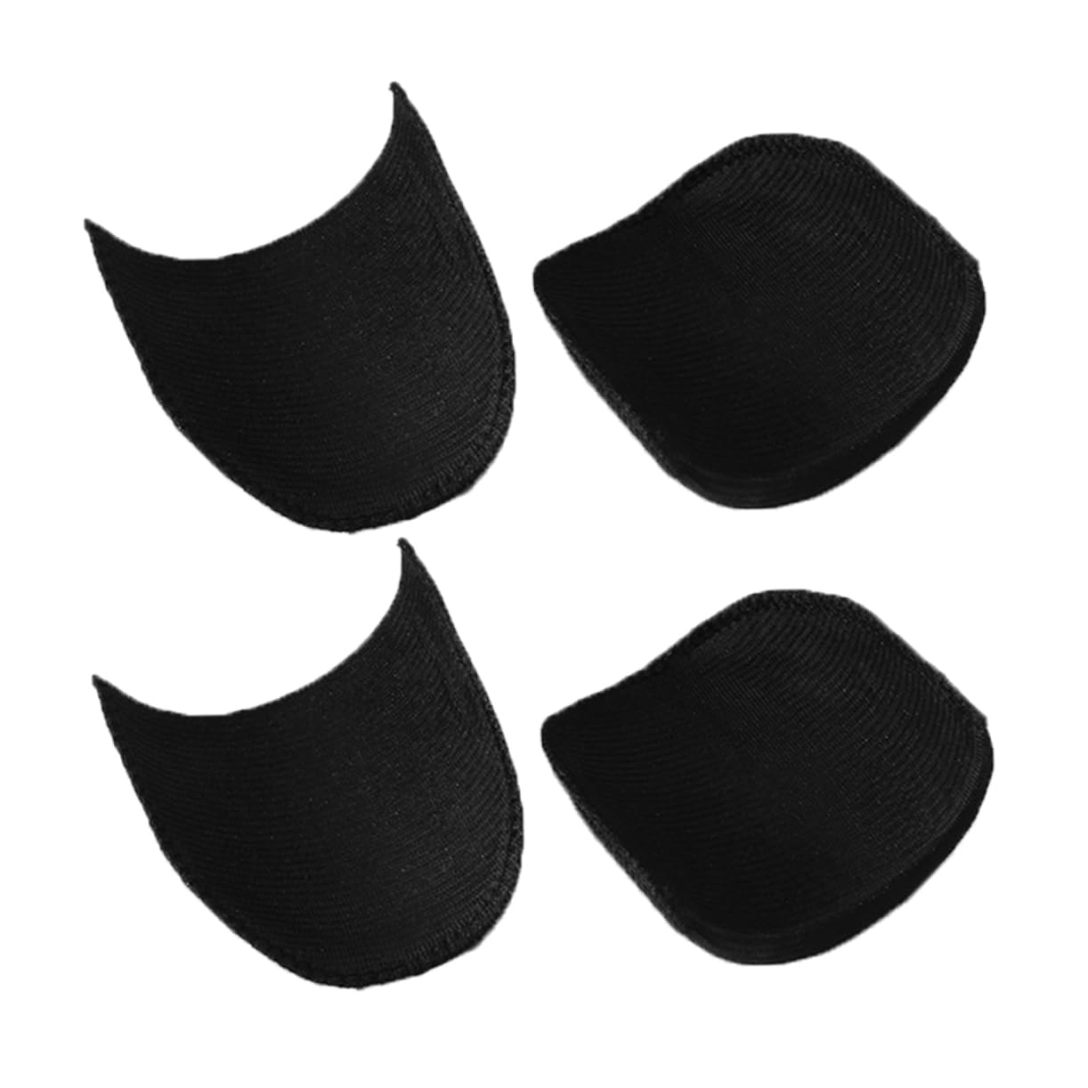 SEWACC 20 Pair Padded Shoulder Straps Women's Jacket Shoulder Pads White Sponge Pads for Clothing