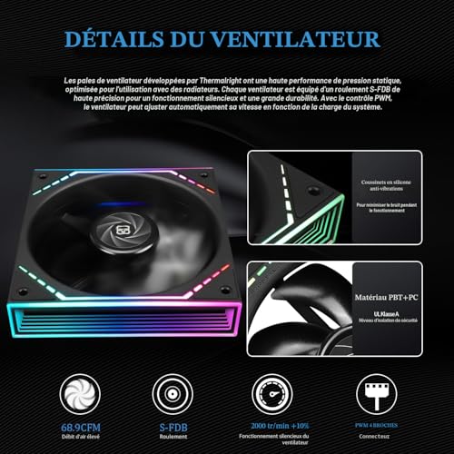 Thermalright Frozen Infinity 360 Black : refroidisseur processeur AIO performant