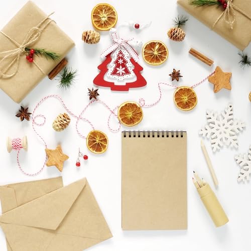 Hilo de Atadura para Panadero TACHIO 2mm Hilo de algodón 100M Hilo de artesanía Hilo Decorativo Hilo de Panadero artesanías de Bricolaje jardinería Rojo y Blanco - imagen 7