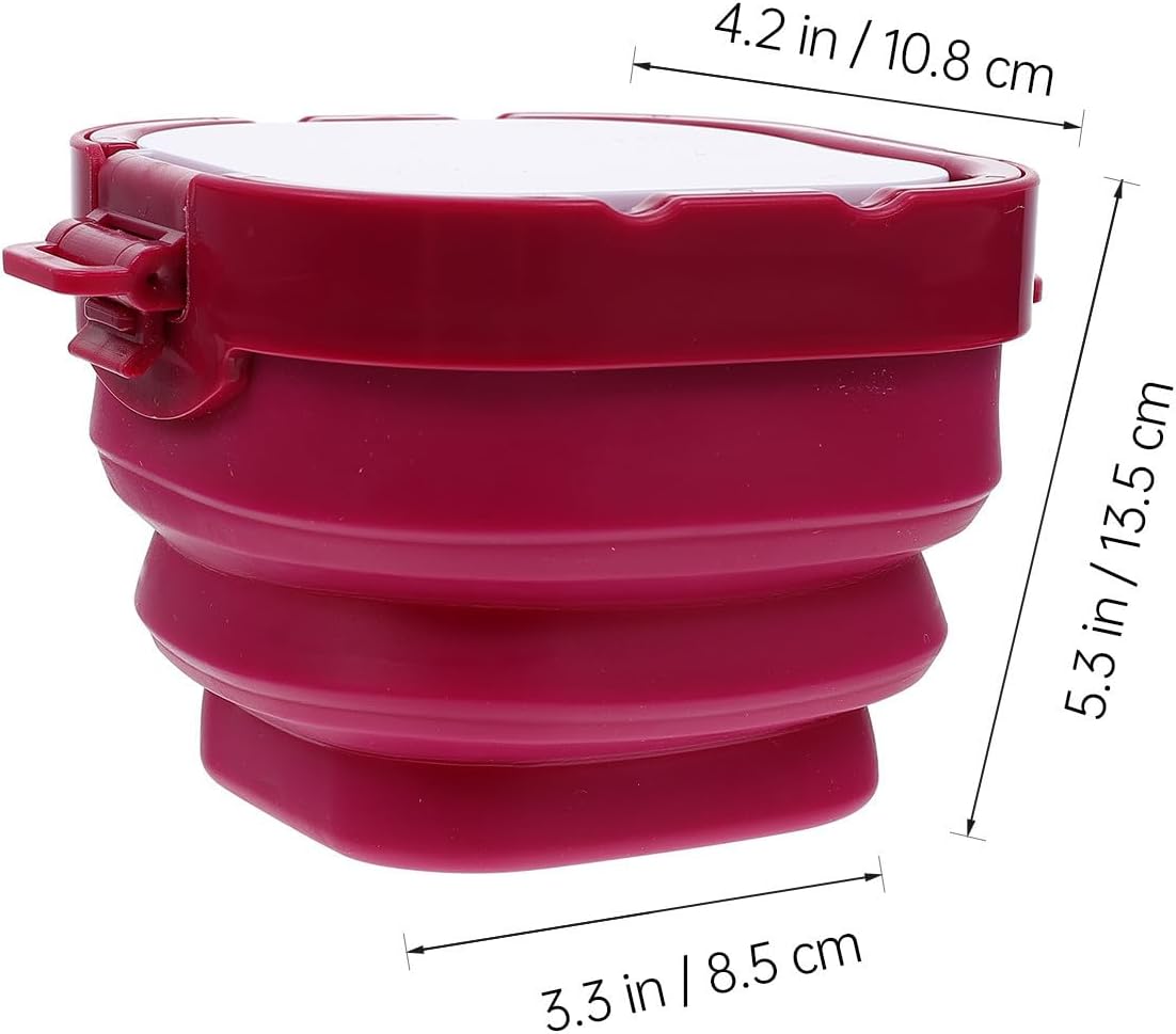 Portable Paint Brush Cleaner Bucket with Folding Design, Lightweight Silicone and Pp Material, Multi-function Painting Pen Washing Bucket for ’s Art Supplies and Outdoor Use