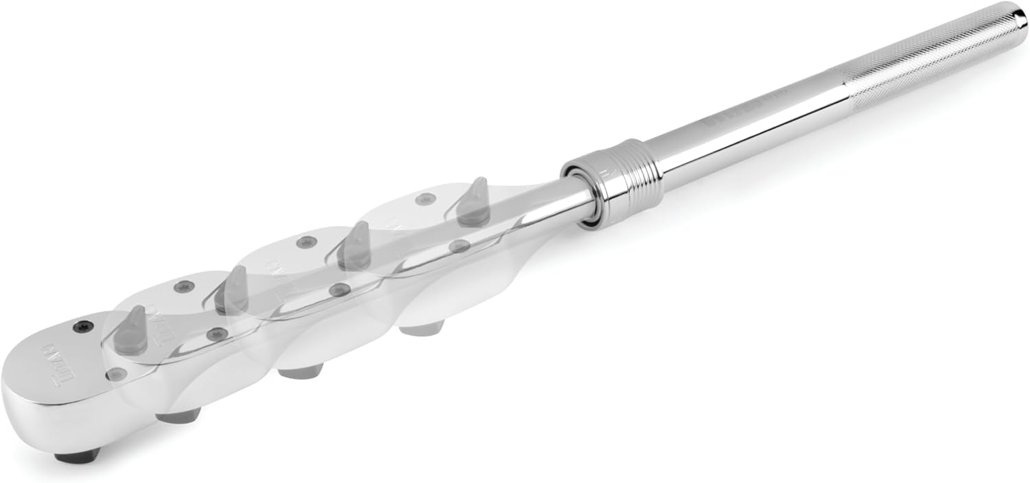 Titan 12182 1/2-Inch Drive x 12-1/4-Inch to 17-3/4-Inch 72-Tooth Extendable Ratchet