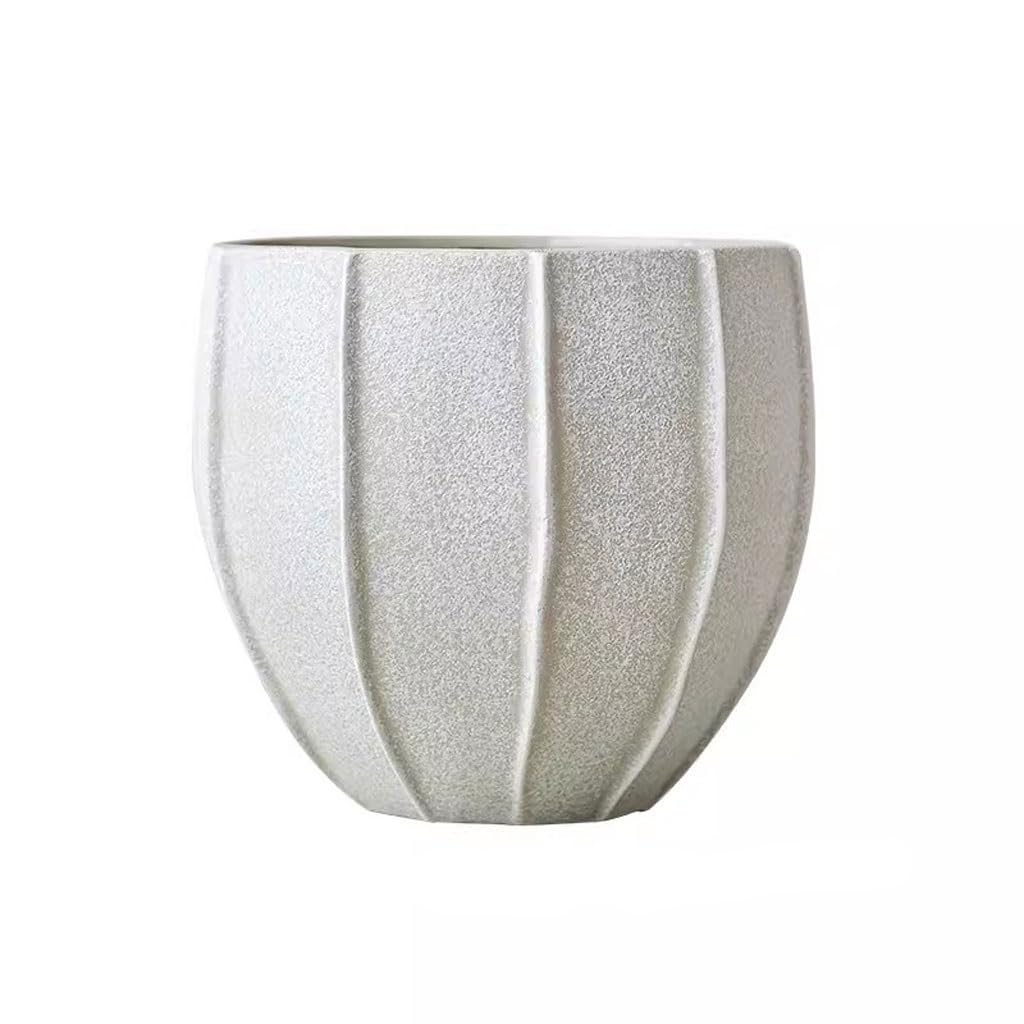 Gelasige A Flower Pots Nordic Simple Ceramic Flower Pots For Home Indoor Balcony Green Plants High-End Potted Plants Outdoor Flower Pots