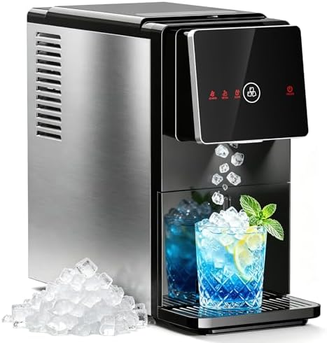 Nugget Ice Maker Countertop with Self-Dispensing, 33lbs/24H