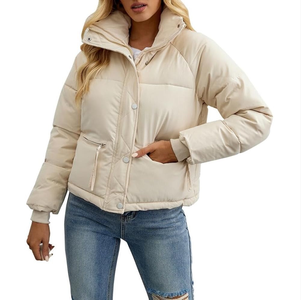 Giubbotto Piumino Donna Taglie Forti Con Cappuccio - Leggero 100g, Imbottito, Elegante Per Inverno - Foto 6