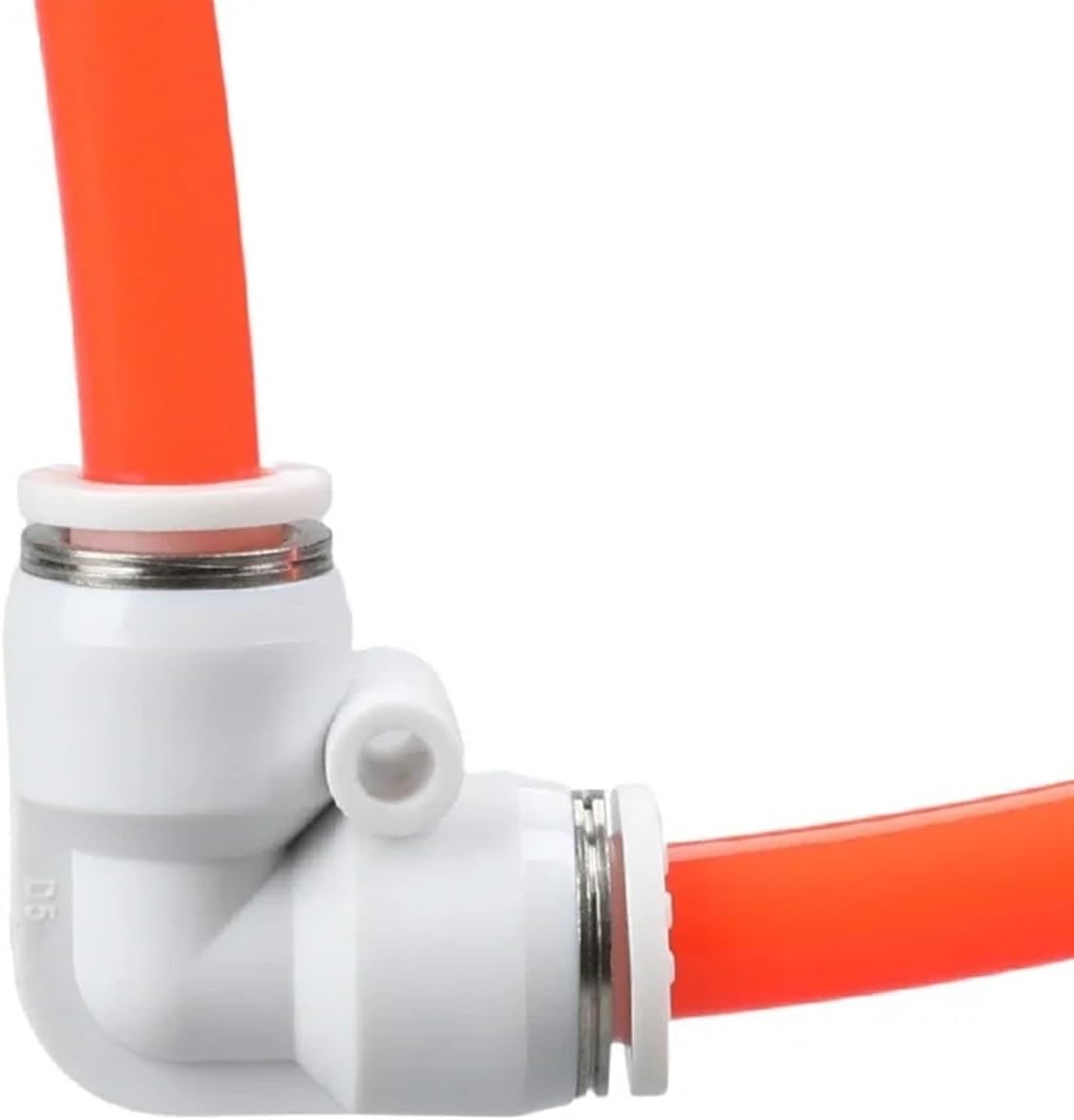 10pcs Pneumatic Air Connector Compressor Pump Hose Tube Fitting Fittings Set Pipe Quick Connectors Adapter Kit 8mm 6mm 4mm 12mm (Color : PV (Elbow), Size : 6-6 (OD 6MM))