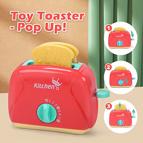 Cute Stone CS611003 Toy Kitchen Appliances Playset, Kids Kitchen Toy Mixer And Blender thumb #4