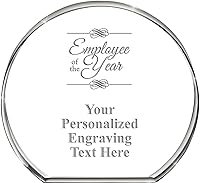 Vista 22 de Pisapapeles de círculo permanente, regalo de pisapapapeles de cristal corporativo grabado personalizado