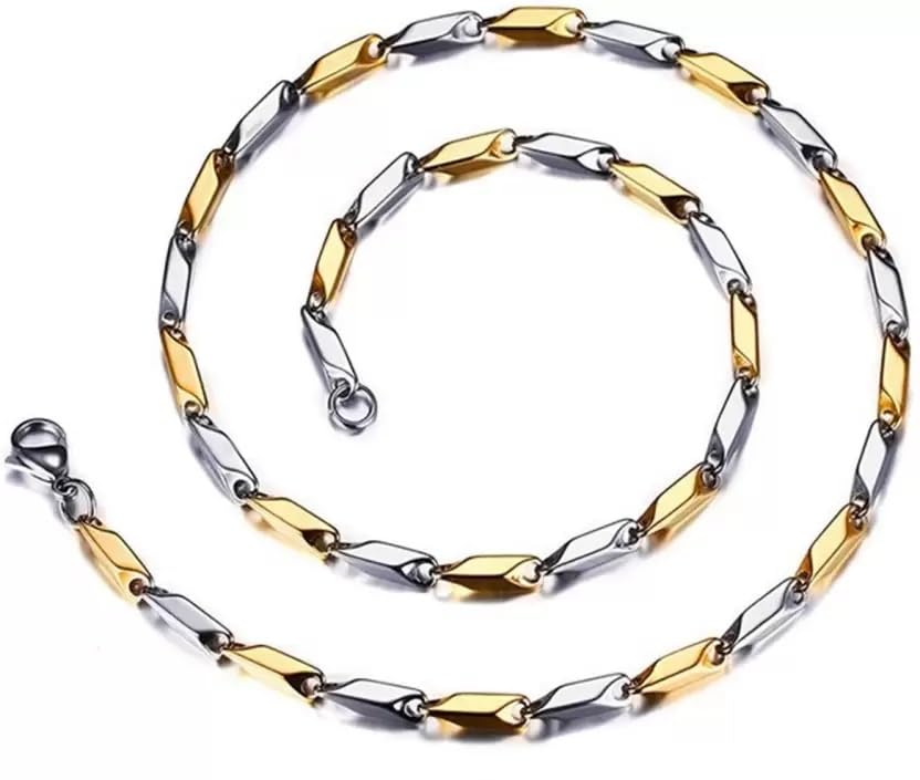 MEENAZ silver chain for men combo necklace for men gold chains for men neck chain for men chain for boys men mens chain Stainless steel stylish long chains Locket Pendant golden chain fashion-377 (B0CR7ST6P9) Amazon Price History, Amazon Price Tracker