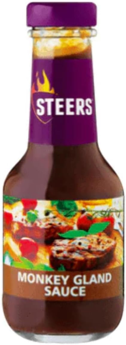 Steers Monkey Gland Sauce 375ml - A FANTASTIC SAUCE FROM SOUTH AFRICA FOR STEAK