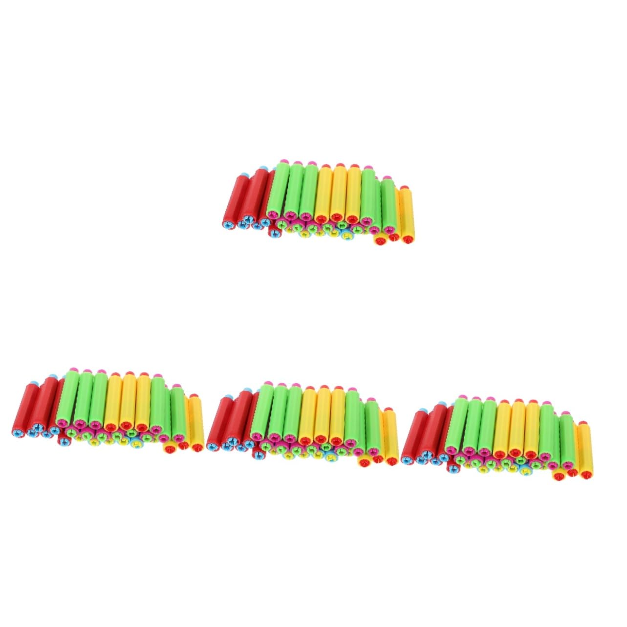 HEMOTON 120 Pièces Ensemble De Craies Sans Poussière Pince à Craie Pratique Clip D'extension De ie Porte-ie Professionnel Cache-clip à ie Porte-ies Clip De Protection Pp