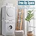 Houseables Washer Dryer Stacking Kit, Stacking Kit For Washer And Dryer, Bracket Between Washing and Drying Machine, Stackable Laundry Machine, Space Saving, Universal, Adjustable 19