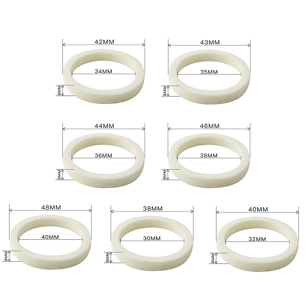 COYENRAT 2Pcs Front Fork Sponge Oil Foam Absorb Seal