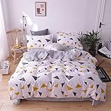 La ropa de cama de color sólido teñido activo tiene alta solidez del color y baja contracción, adecuada para familias y hoteles. El kit es verde, lavable y duradero. Excelente costura y artesanía. Sin decoloración, los mejores regalos, mamá y papá, Día de San Valentín - Día de la Madre - Día del Padre y Navidad. Perfecto para cualquier habitación de su hogar: dormitorio, habitación de invitados, habitación infantil, casa de vacaciones.