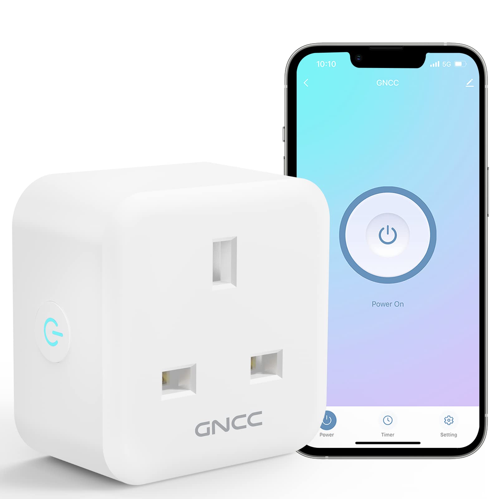 Bluetooth Setup Plug Smart WiFi Plug - Works With Google Home & Amazon ...