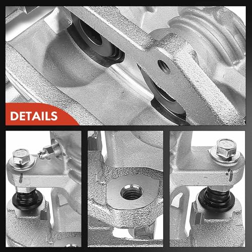 A-Premium Disc Brake Caliper Assembly with Bracket Compatible with Select Cadillac Models - STS 2005-2008, CTS 2003-2008 - Front Driver or Passenger Side by A-Premium - Image 7