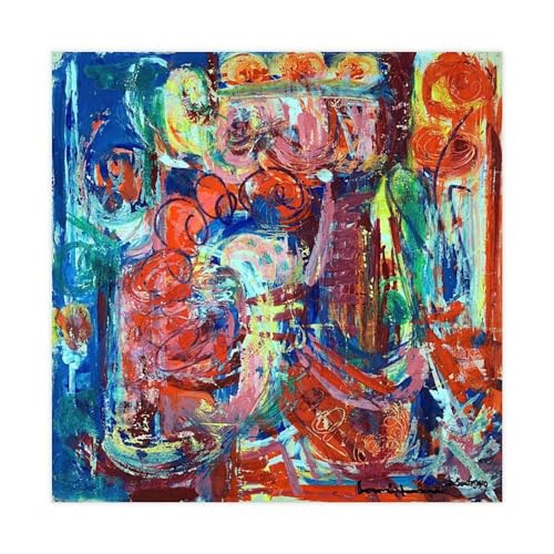Impression sur toile Hans Hofmann Untitled cadre 41x41 cm pour decoration