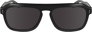 Calvin Klein Unisex CK24504S Sunglasses, 001 Black, 56