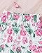 Doresbebe Girl Clothes Size 6-7 Years Girls 2 Piece Outfits Kid Spring Outfit Ruffle Long Sleeve Shirt Top Floral Allover Pants Fashion 7-8 Years Old Summer Clothing Set for Overall 2Pcs Rose