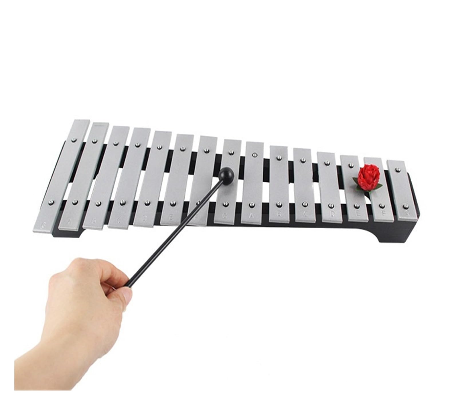 xilófono Placa De Aluminio De 15 Tonos, Piano, Música, Educación Temprana, Instrumento Musical, Estudiante Tocando Piano, Carillón De Enseñanza Celesta